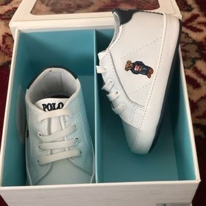Polo crib booties